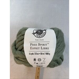 Yarn Jumbo Chunky Roving Blanket #25 Dusty Green Loops and Threads Free‎ Spirit
